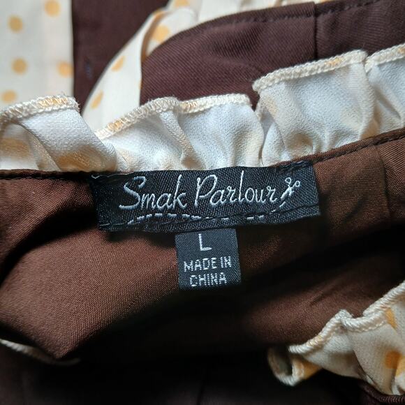 Smak Parlour Butterfly Happy Hour Mini Dress Size Large Pin-up Rockabilly Go-Go - Picture 8 of 12